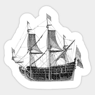 The Vintage Sailboat Sticker